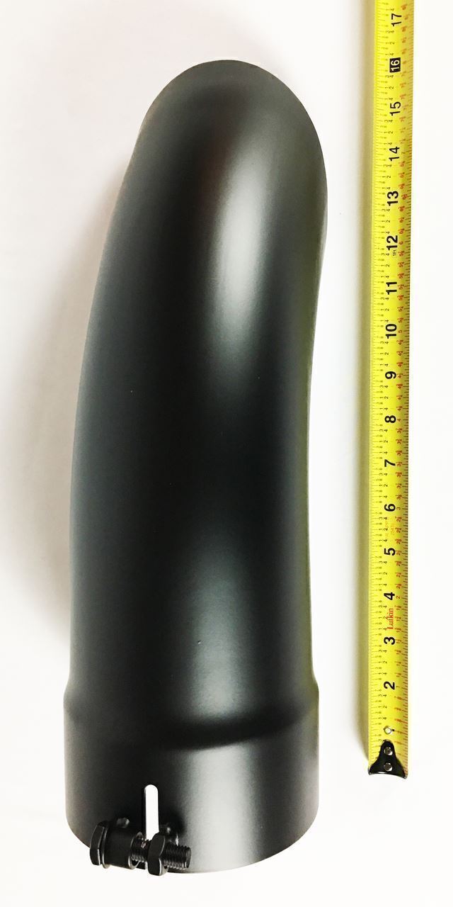 Exhaust Tip Diesel 5.00″ Inlet 5.00″ X 16.00″ Long WTD50016-500-BOSS-MBK-SS Bolt