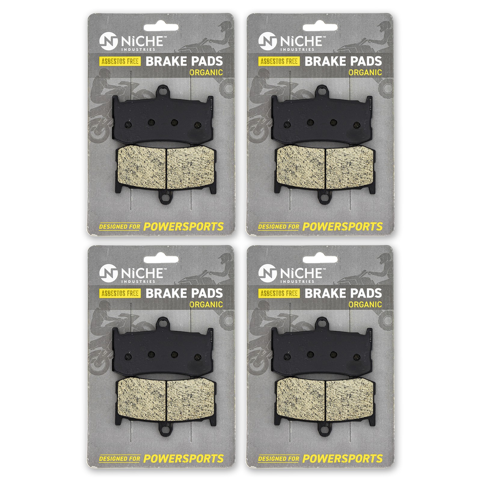 Brake Pad Set for Triumph Daytona 675 T2021221 Front Left Right Organic 4 Pack