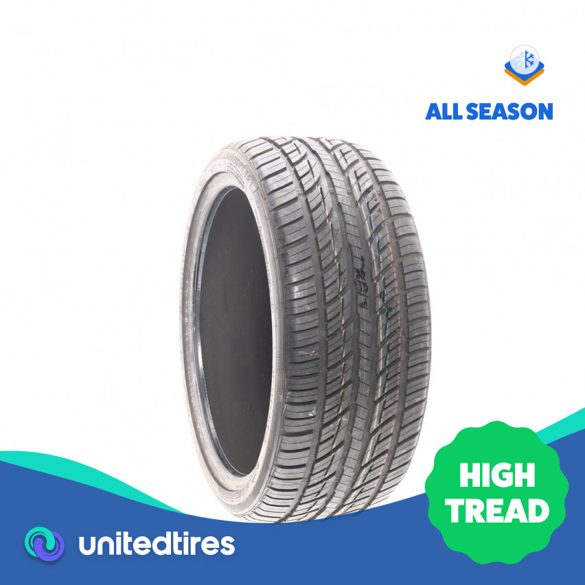 Driven Once 255/35ZR20 Uniroyal Tiger Paw GTZ All Season 97Y – 9/32 (12BW5)