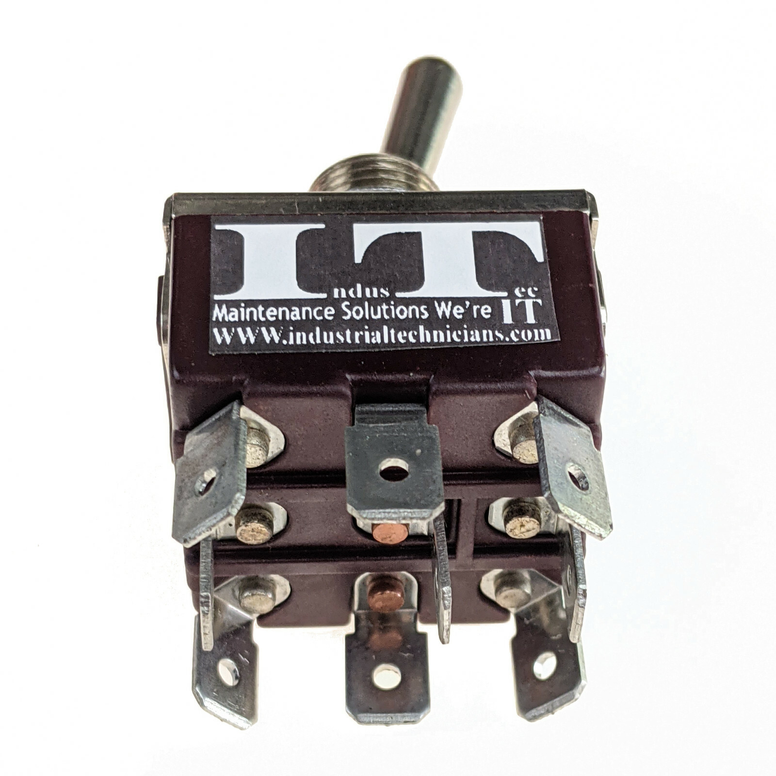 IndusTec 20A Toggle – Switch TPDT 2 Pos Maintained 9 pin Quick Plug Latching 12V