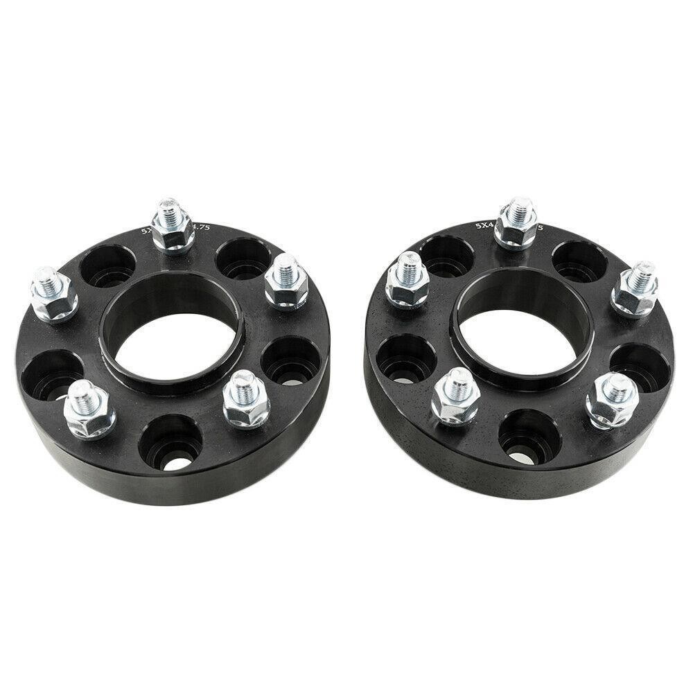 2pcs 5-lug Hubcentric 1.25″ | 5×4.75 (5×120.65mm) 12×1.5 Wheel Spacers Adapters