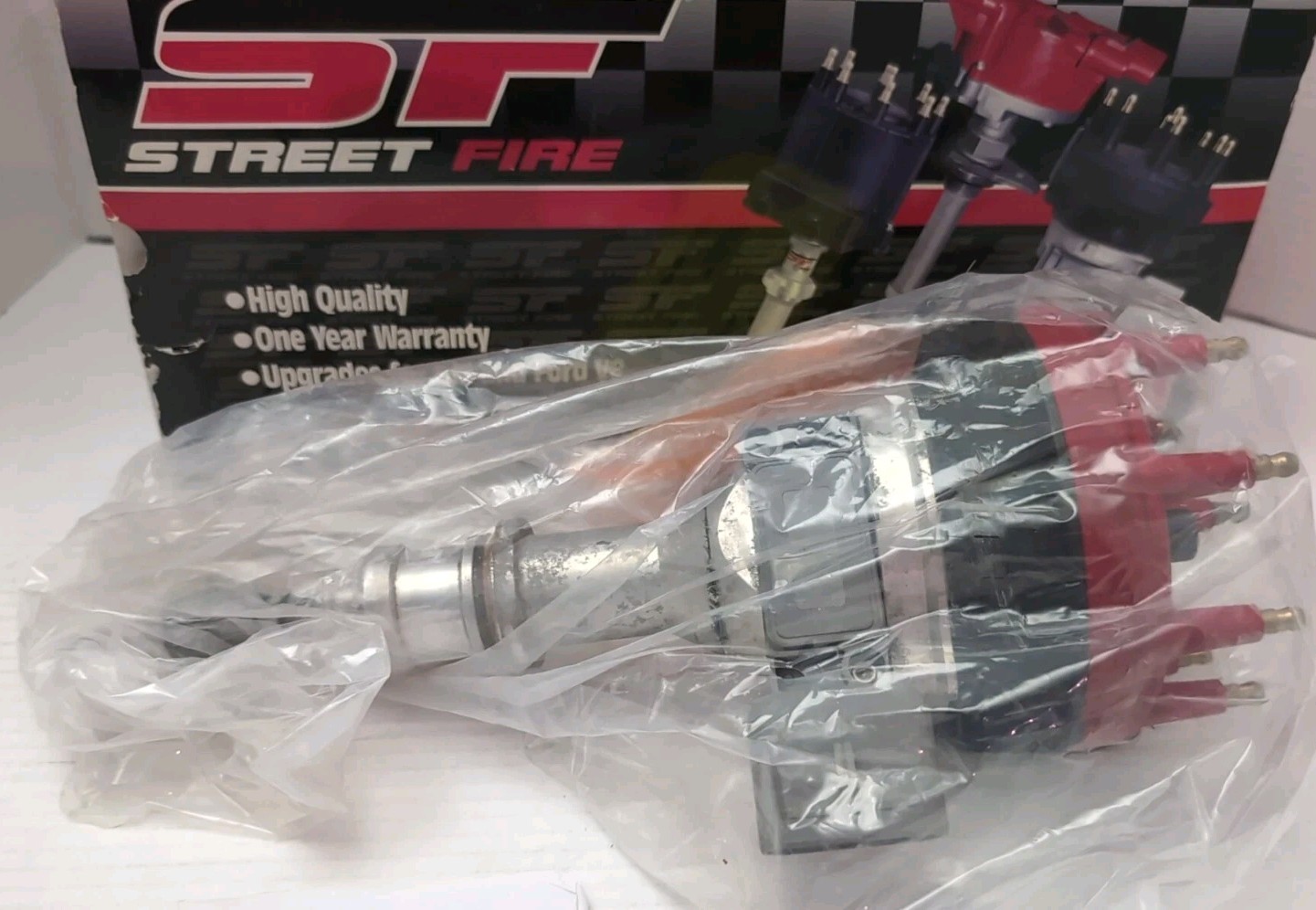 MSD Ignition Distributor Ford 5.0 L 1986-1993 w/ Red Cap Part # 8456