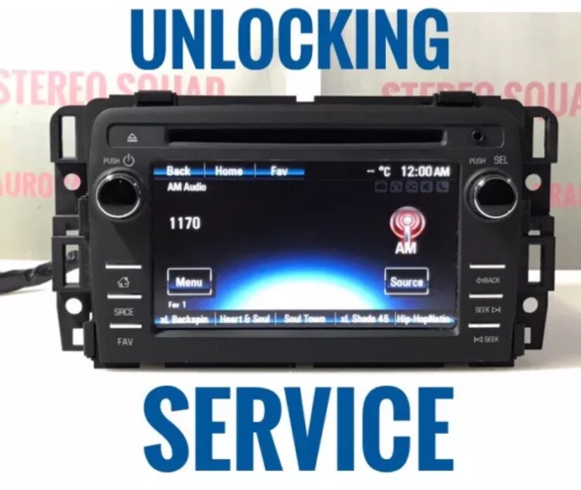 GM RADIO UNLOCKING SERVICE ONLY . WE WILL UNLOCK YOUR GM RADIO “U039”