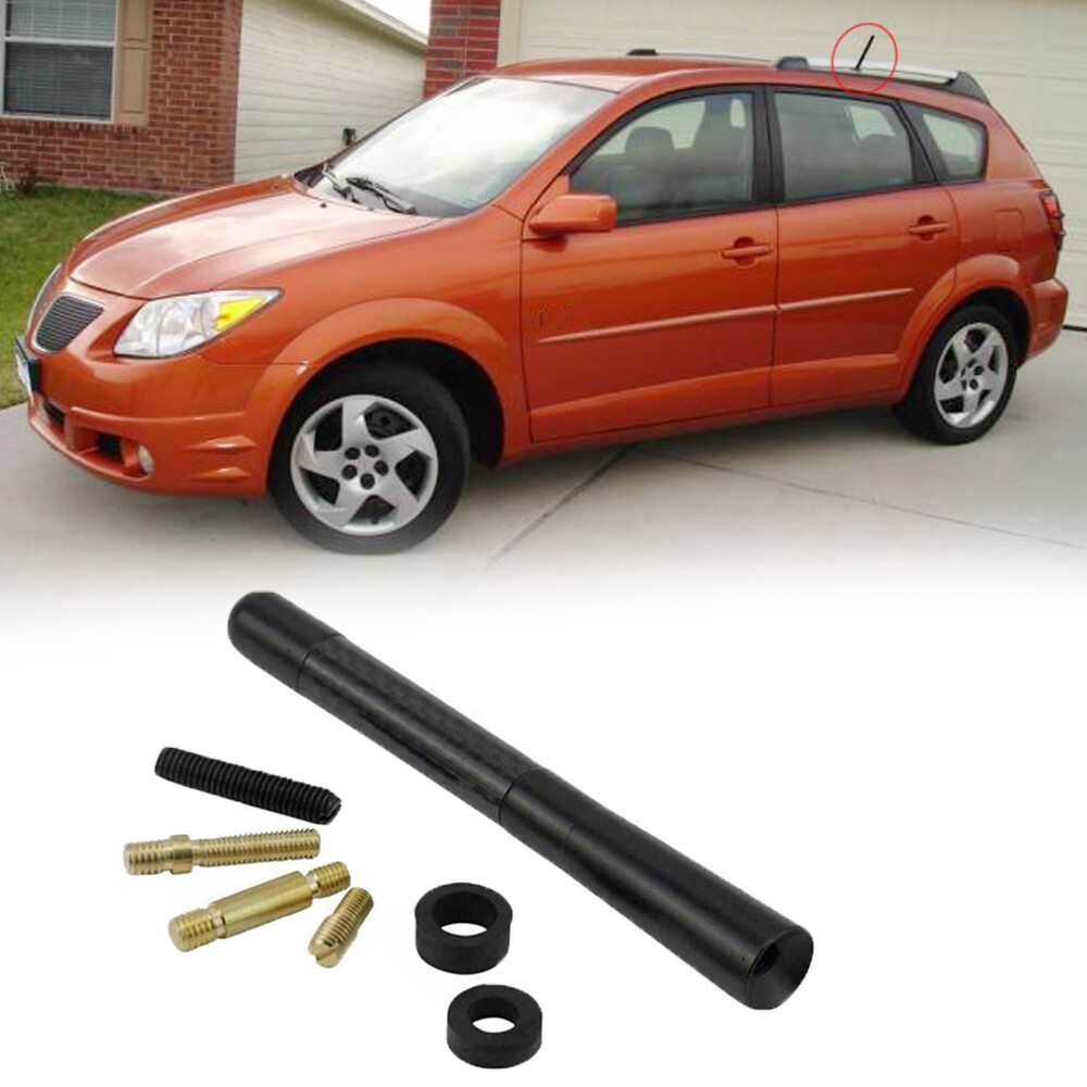 4.7″ Carbon Look Short Antenna Radio AM FM w/screws For Pontiac Vibe 2003-2014