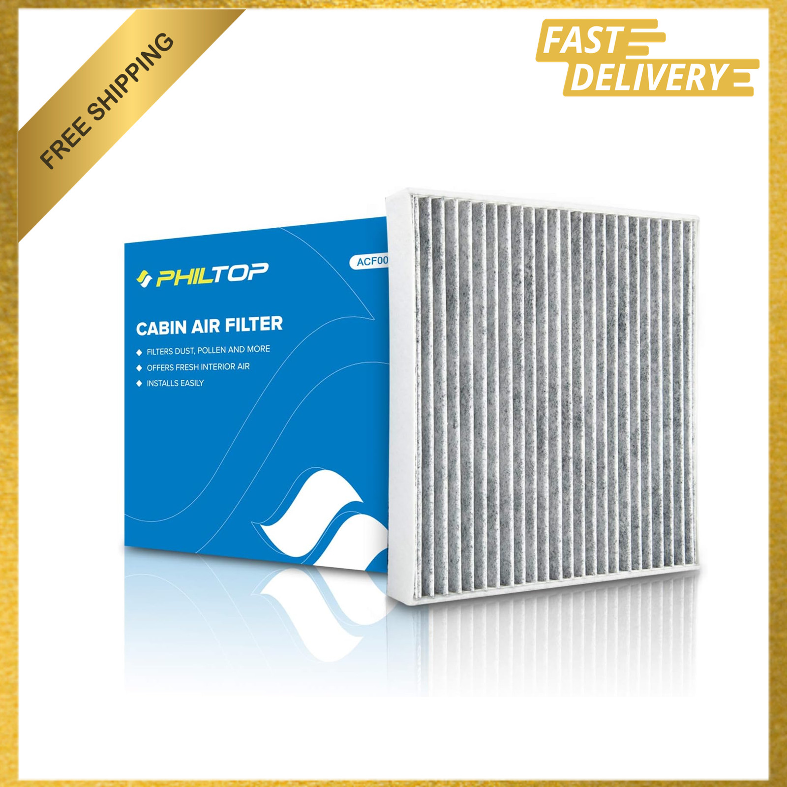 HEPA Cabin Air Filter with Activated Carbon for Toyota RAV4 Camry Corolla