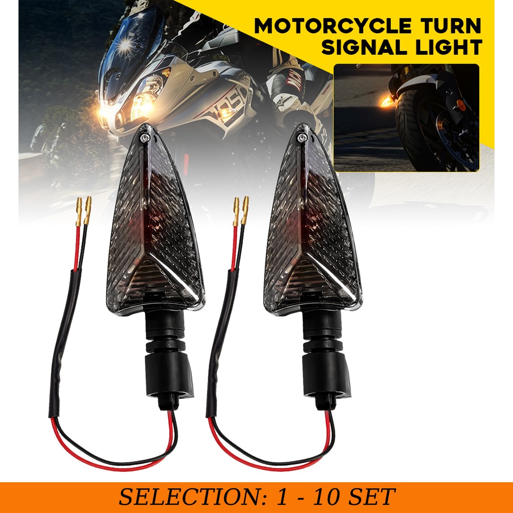 2-20x Fit Triumph Tiger 800/XC 2011-2017 Smoke Turn Signal Indicator Light Amber