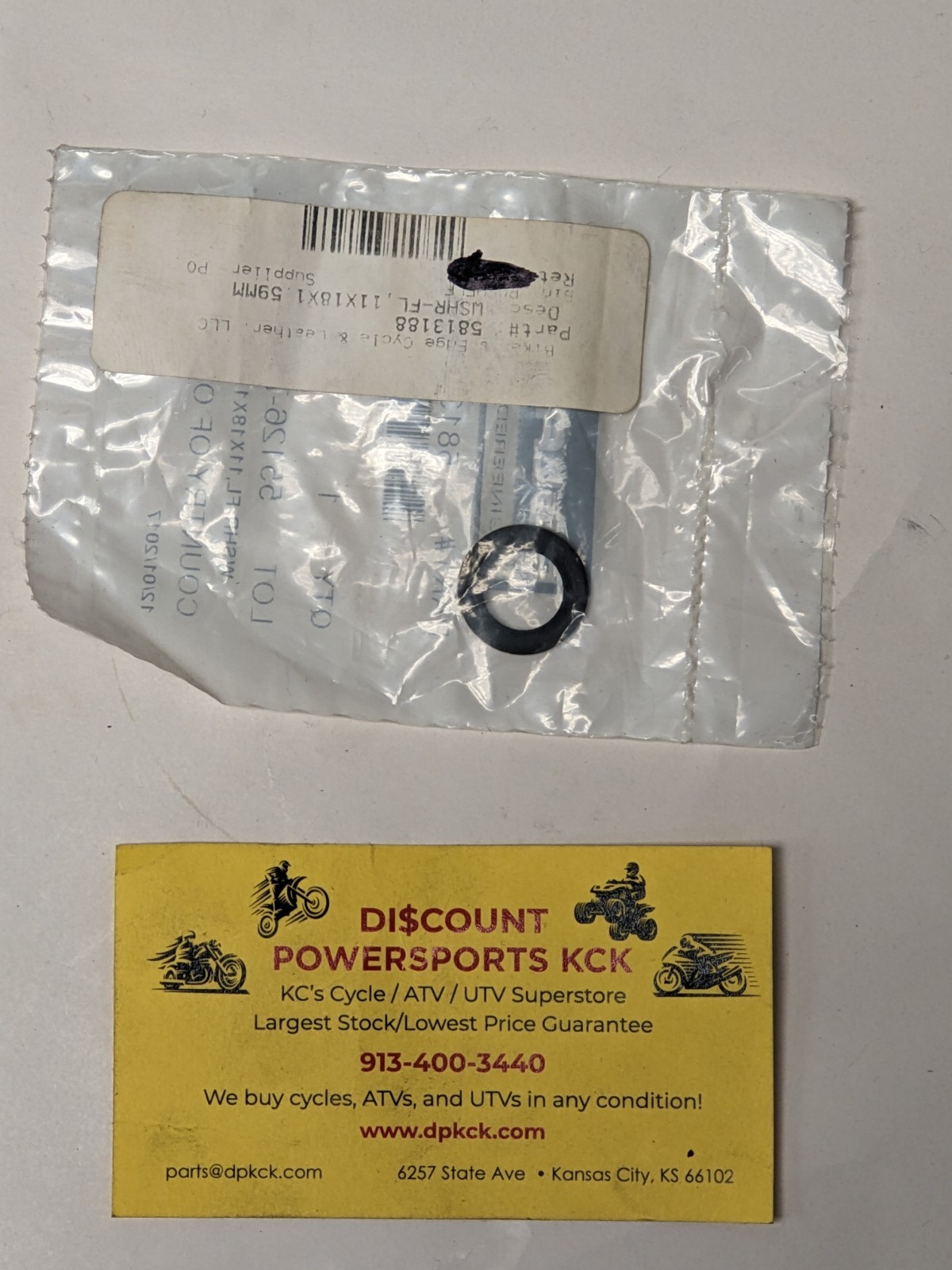 POLARIS Vintage Snowmobile Flat Washer 1x18x1.59 mm NOS OEM (5813188)