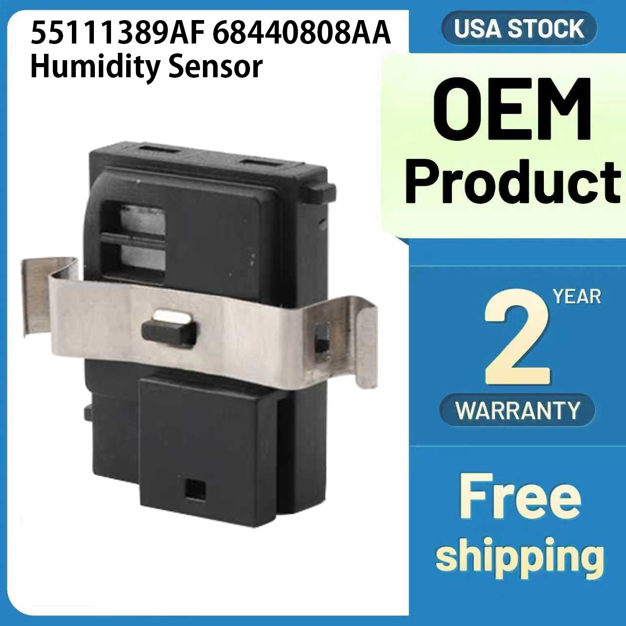 Humidity Sensor for Dodge Challenger Jeep Cherokee Chrysler 300 Ram 1500 Fiat
