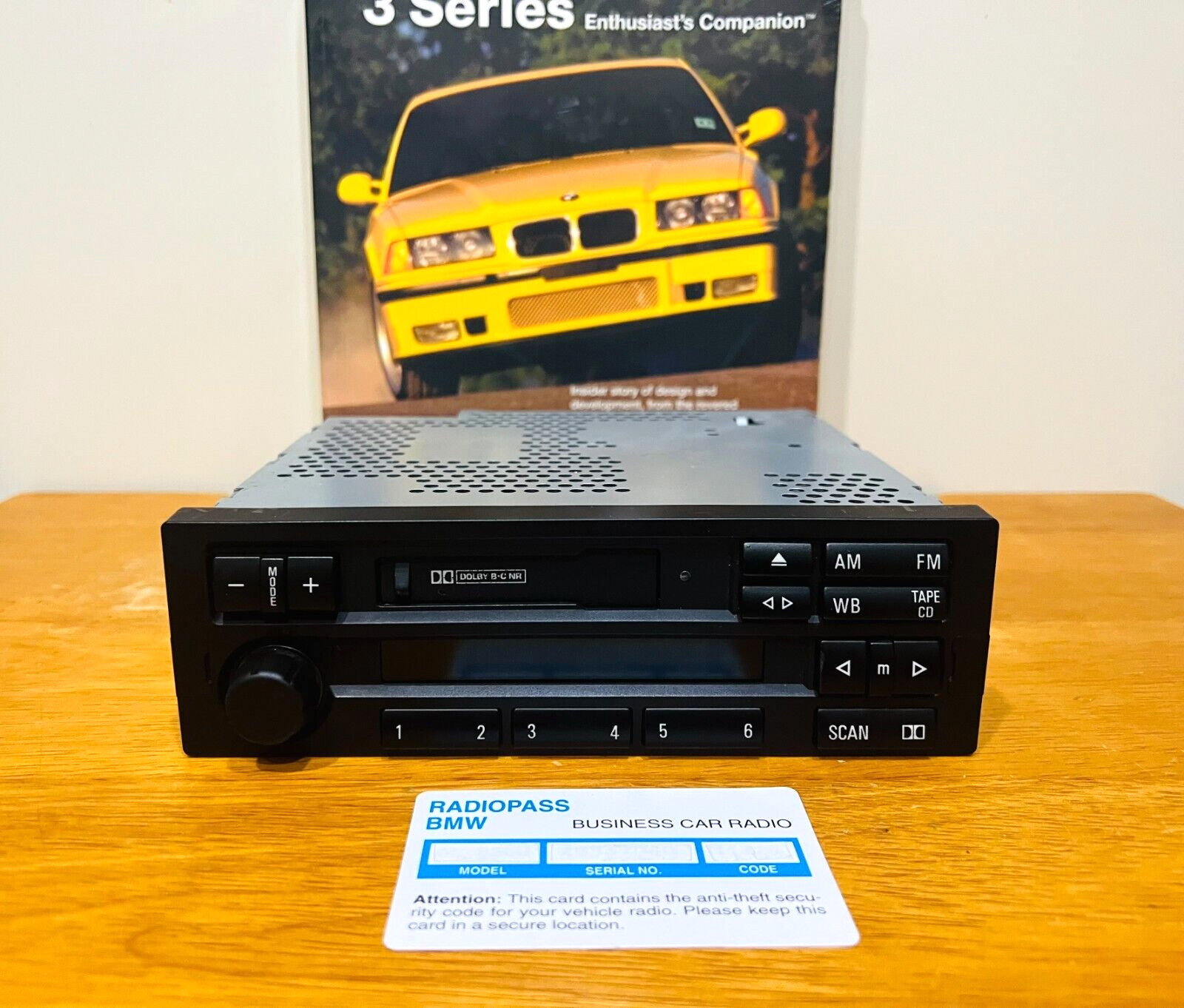 BMW C33 BLUETOOTH RADIO STEREO E36 328 E30 E31 E34 540 840 M3 Z3 CODE PORTUGAL