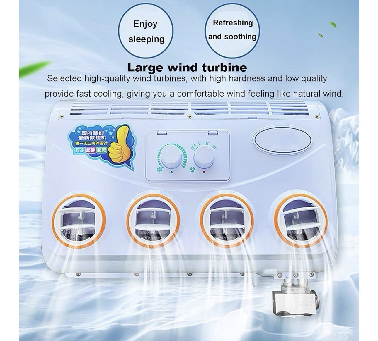 24V RV Rooftop Air Conditioner DC Truck Camper Van AC Unit