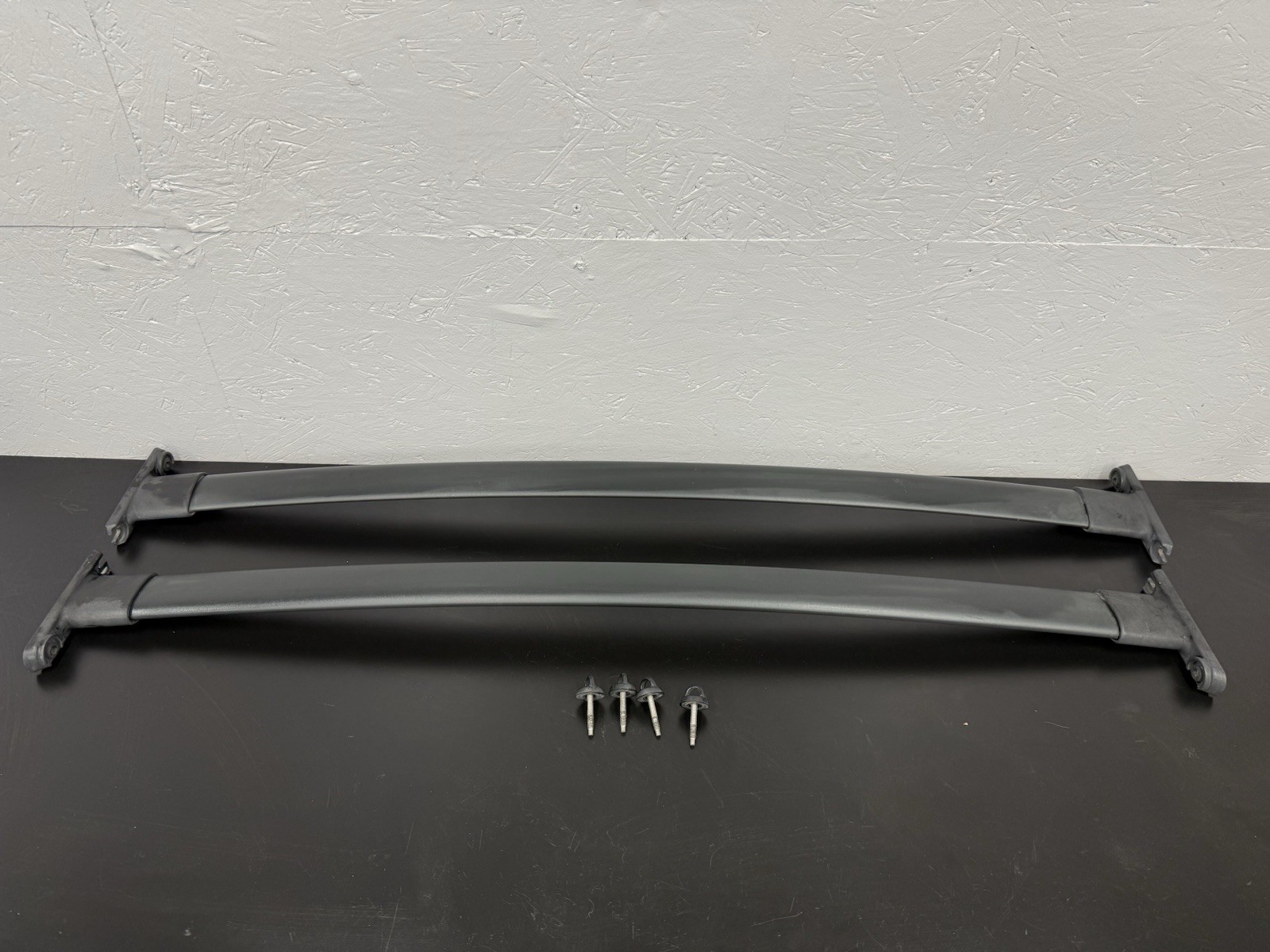 2011-2016 Ford Explorer Pair of Roof Rack Cross Bars Factory OEM (missing parts)
