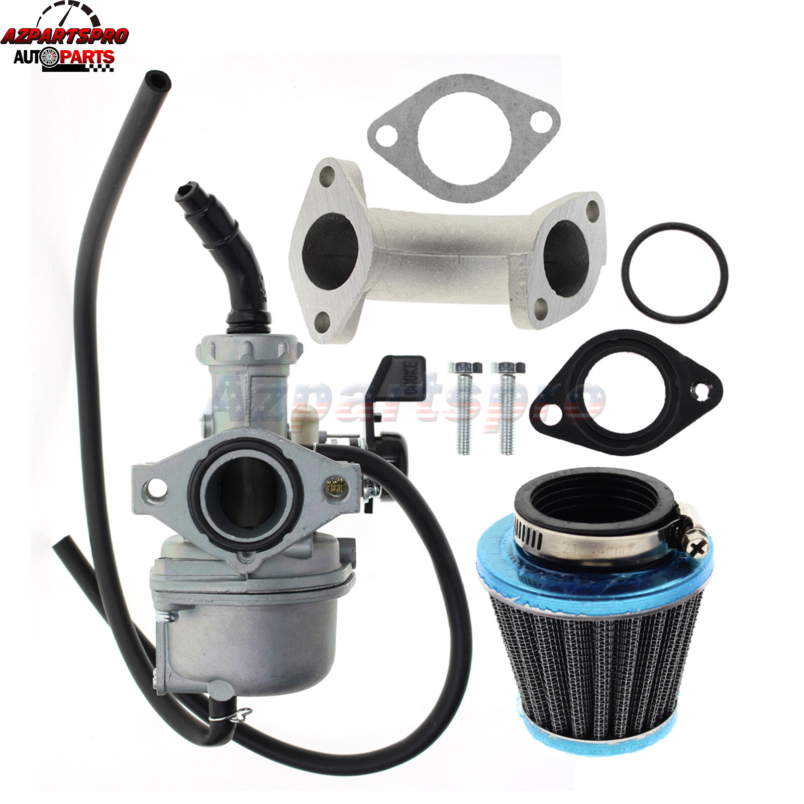 22mm Carb PZ22 Carburetor Cable Choke Fit 110cc 125cc SSR CRF50 Pit Dirt Bike