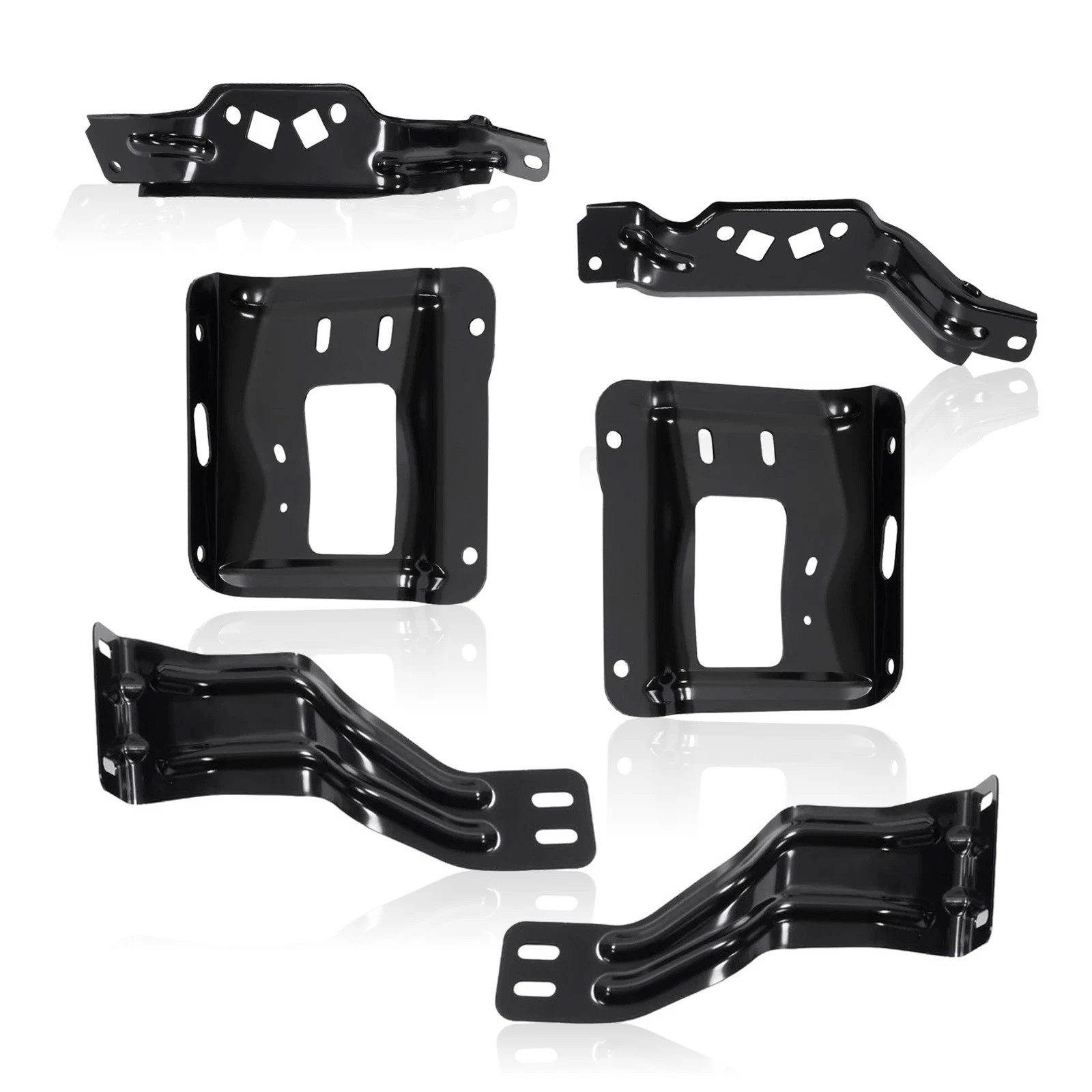 Set of 6 Front Bumper Bracket Kit For Ford F250 F350 F450 F550 Super Duty 11-16