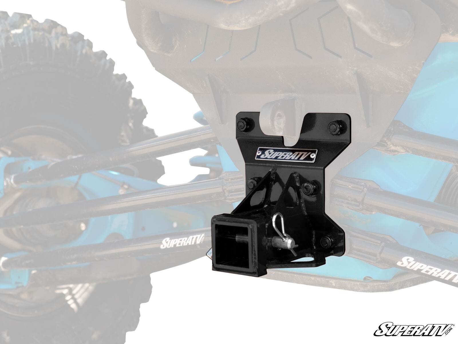 SuperATV 2” Rear Receiver Tow Hitch for Can-Am Maverick X3 (2017+)