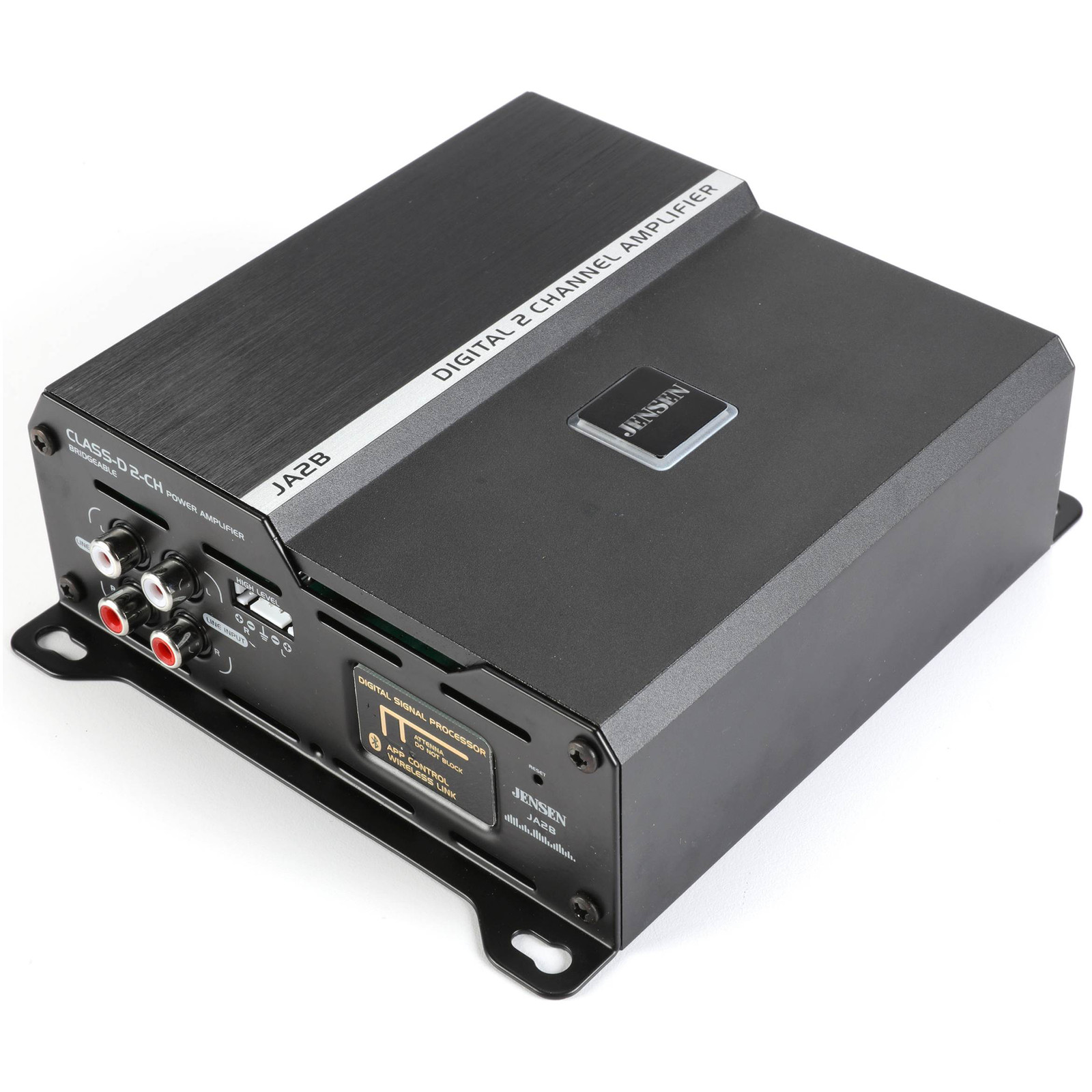 JENSEN JA2B 225W RMS CLASS-D 2-CHANNEL AMPLIFIER BLUETOOTH APP, DSP, RGB LIGHTS