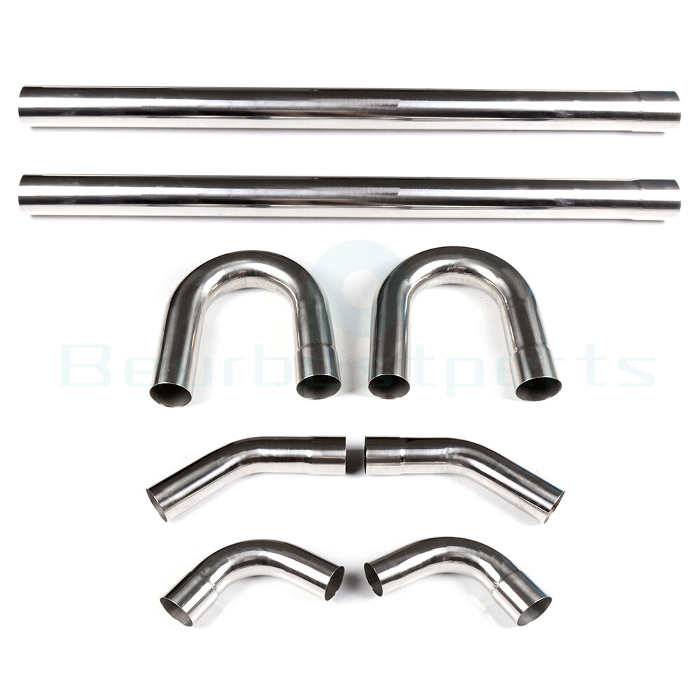 3″ 76mm Stainless Steel T-304 DIY Custom Mandrel Exhaust Pipe Bend Kit