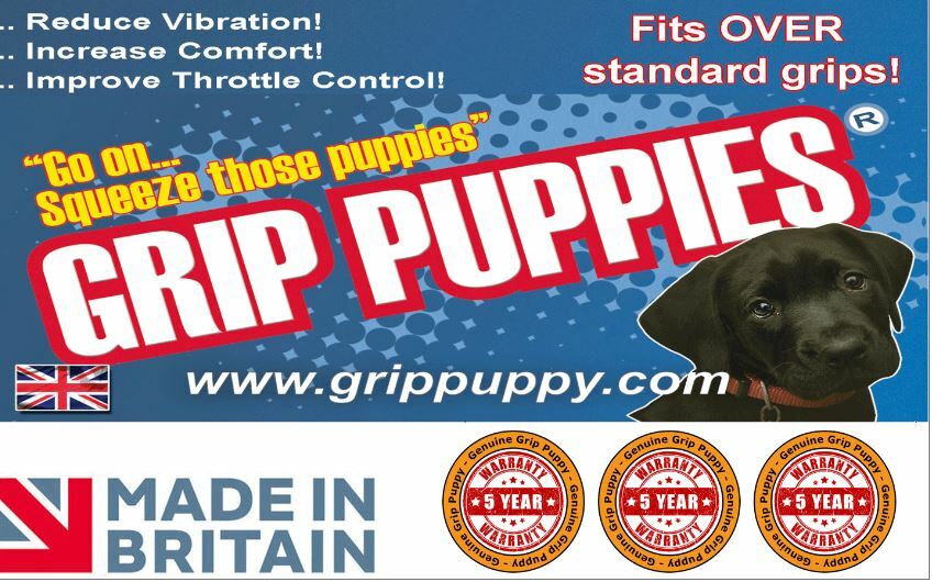 APRILIA GRIP PUPPIES COVERS FITS OVER STANDARD 7/8″ GRIPS