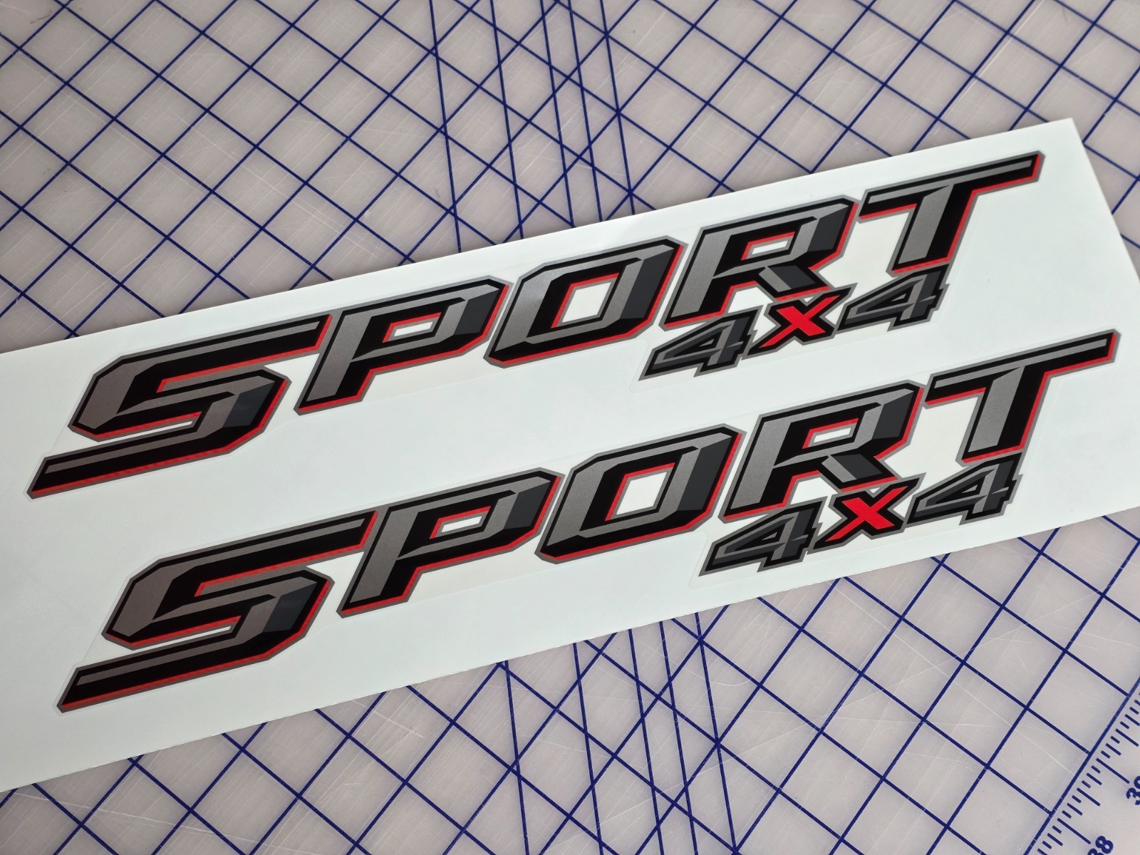 Pair Sport 4×4 Decals fits 21-24 Ford F150 or other Makes, Models TOP QUALITY