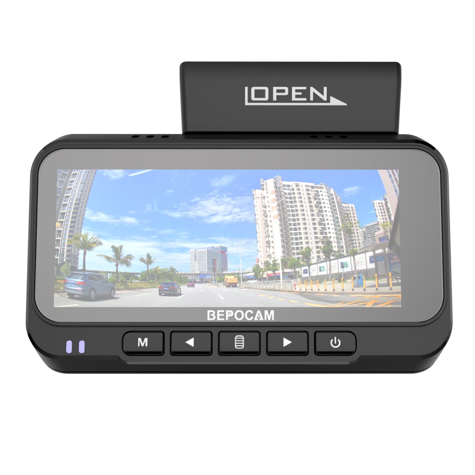 3 Channel Dash Camera 4K Front and Rear Dash Cam Built-In WiFi & GPS