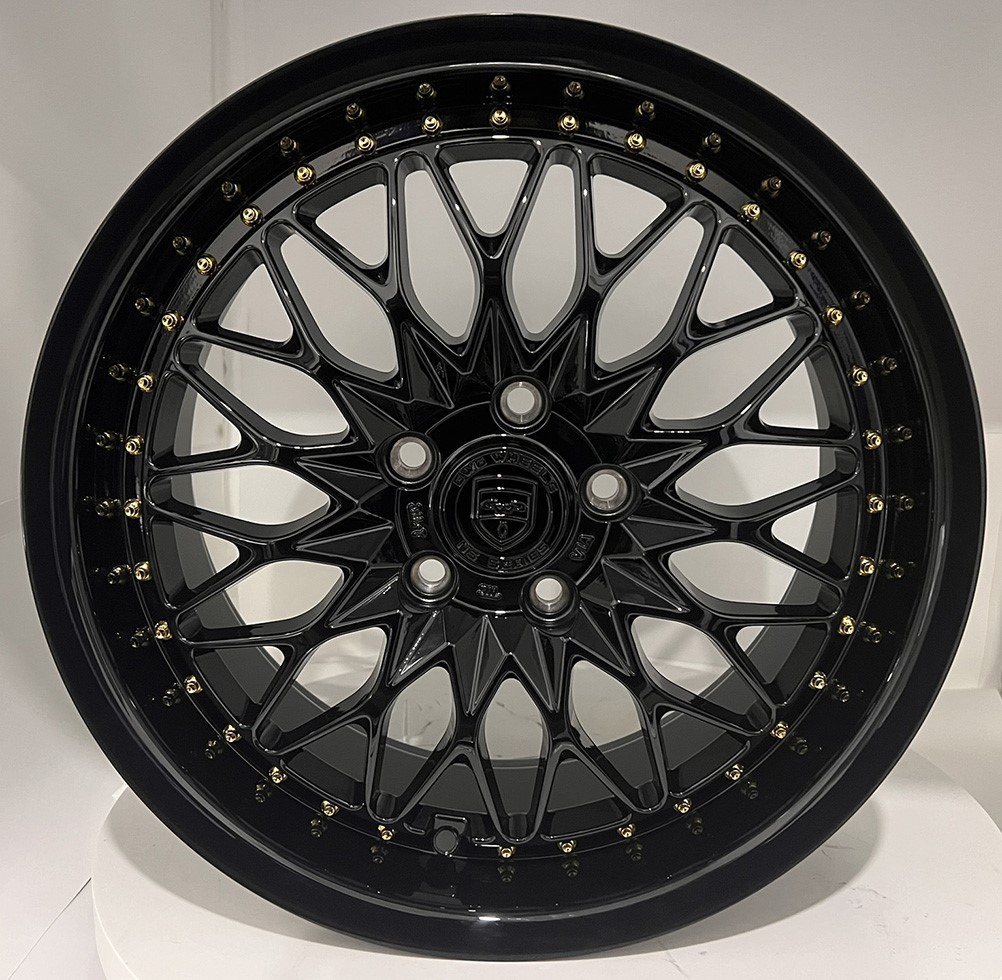 NS5 19 inch Black Gold Rim fits BMW 3 SERIES WAGON (F31) 2012 – 2018