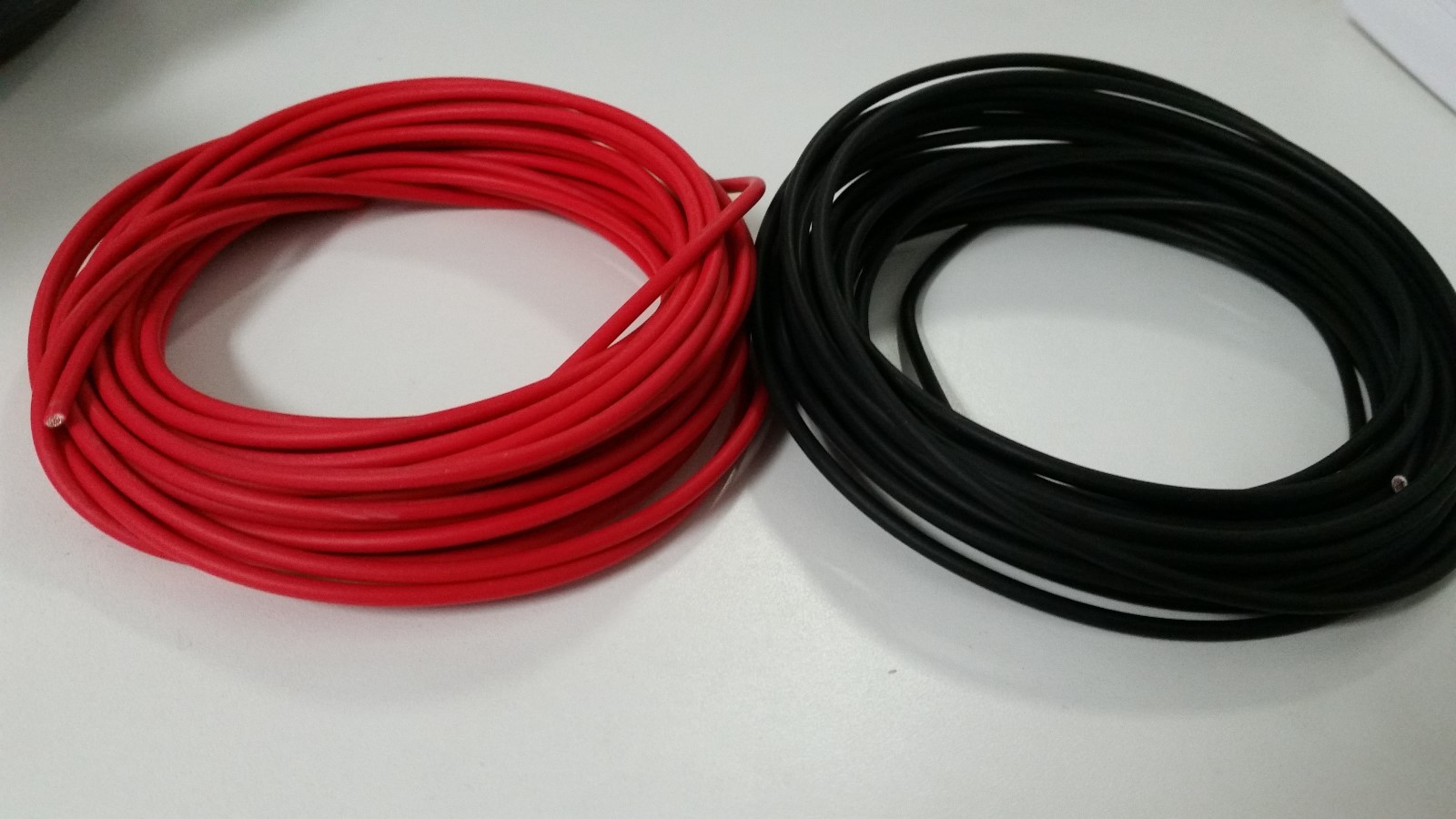 100 FEET AUTOMOTIVE PRIMARY WIRE 12 AWG HIGH TEMP GXL WIRE BLACK + RED 50 FT EA
