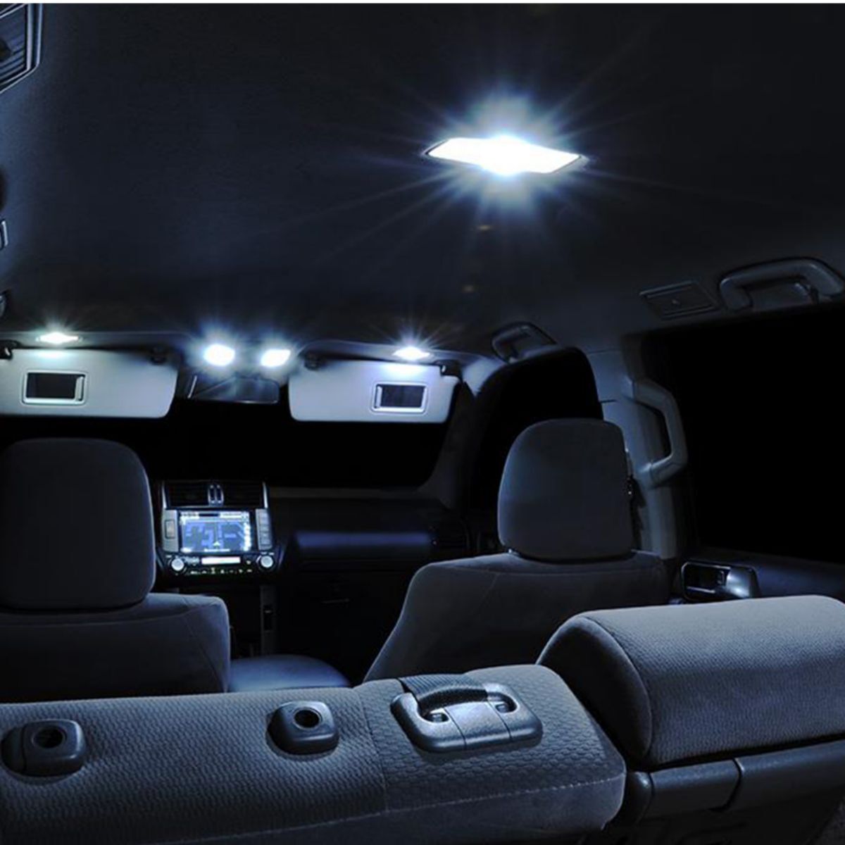 10PCS LED Lights Bulbs Interior Package Kit For Jeep Grand Cherokee WJ 1999-2004