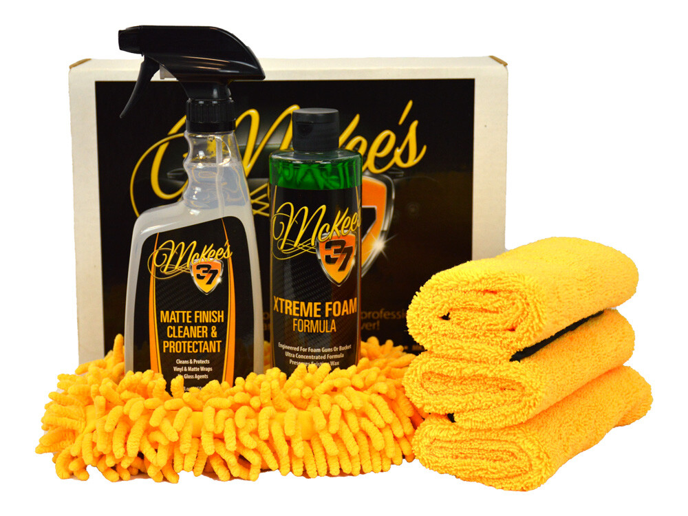 McKee’s 37 Matte Finish Care Kit – Car Auto Vinyl Wrap MK37-3500 Clean Protect