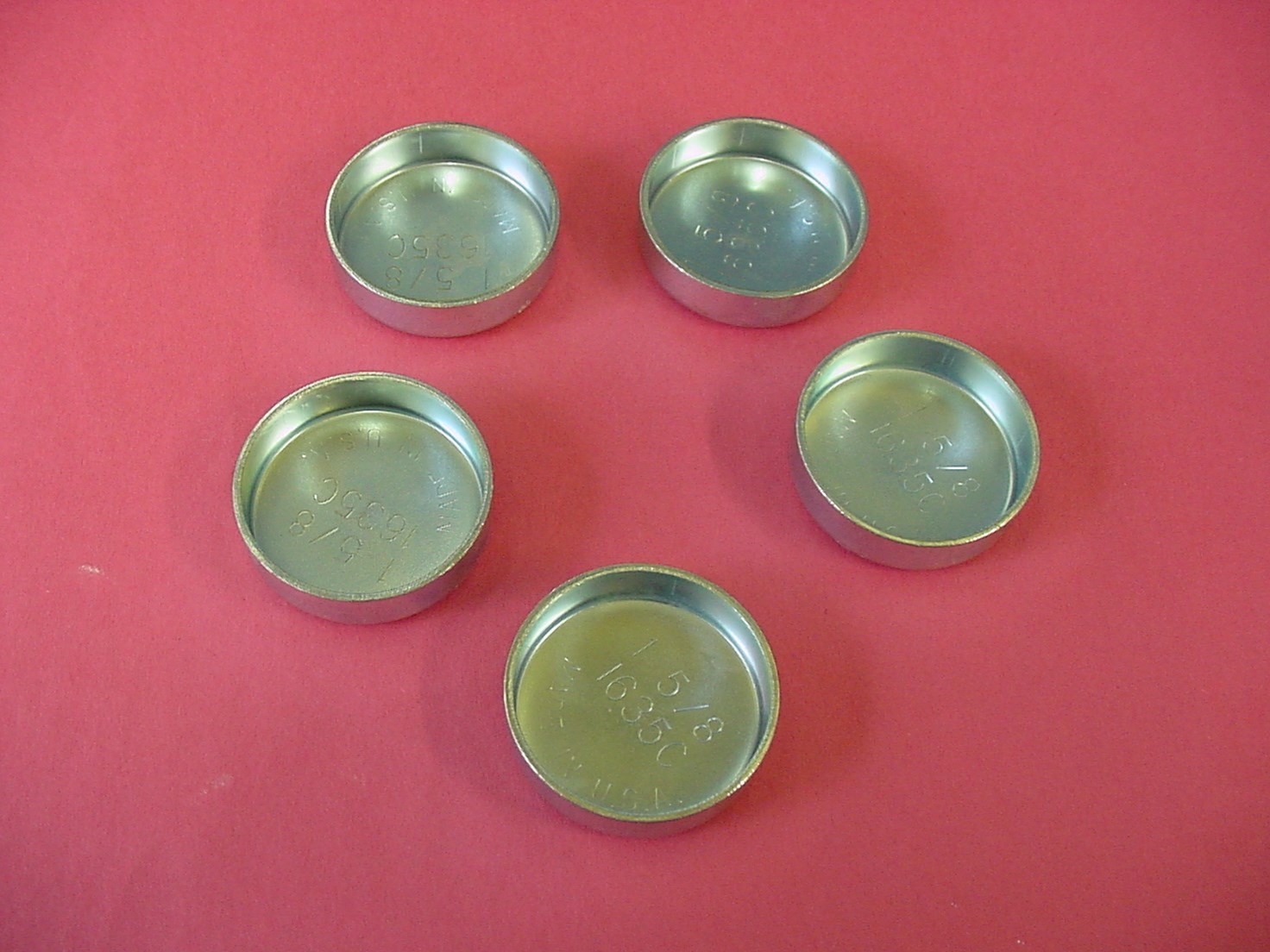 Fits Chrysler 5pk 1-5/8″ Freeze Expansion Plugs Zinc Plated Steel Engine Block