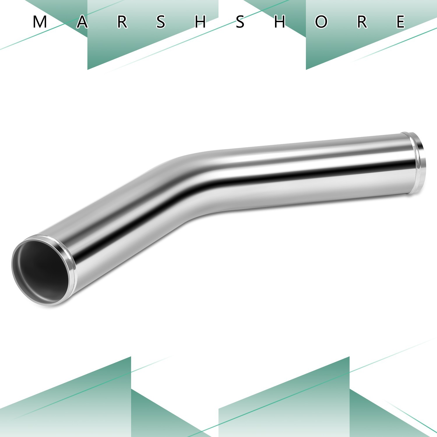 45 Degrees Bend 14 Gauge 2.5″OD Aluminum Intercooler Pipe Exhaust Turbo Hose