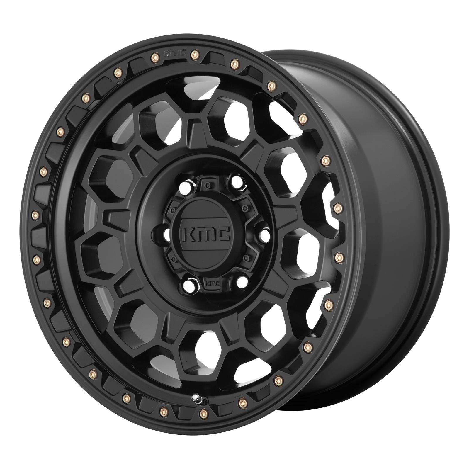 KMC KM54578064720 17X8 Trek Series 6X4.5 BP, 5.29 Backspace