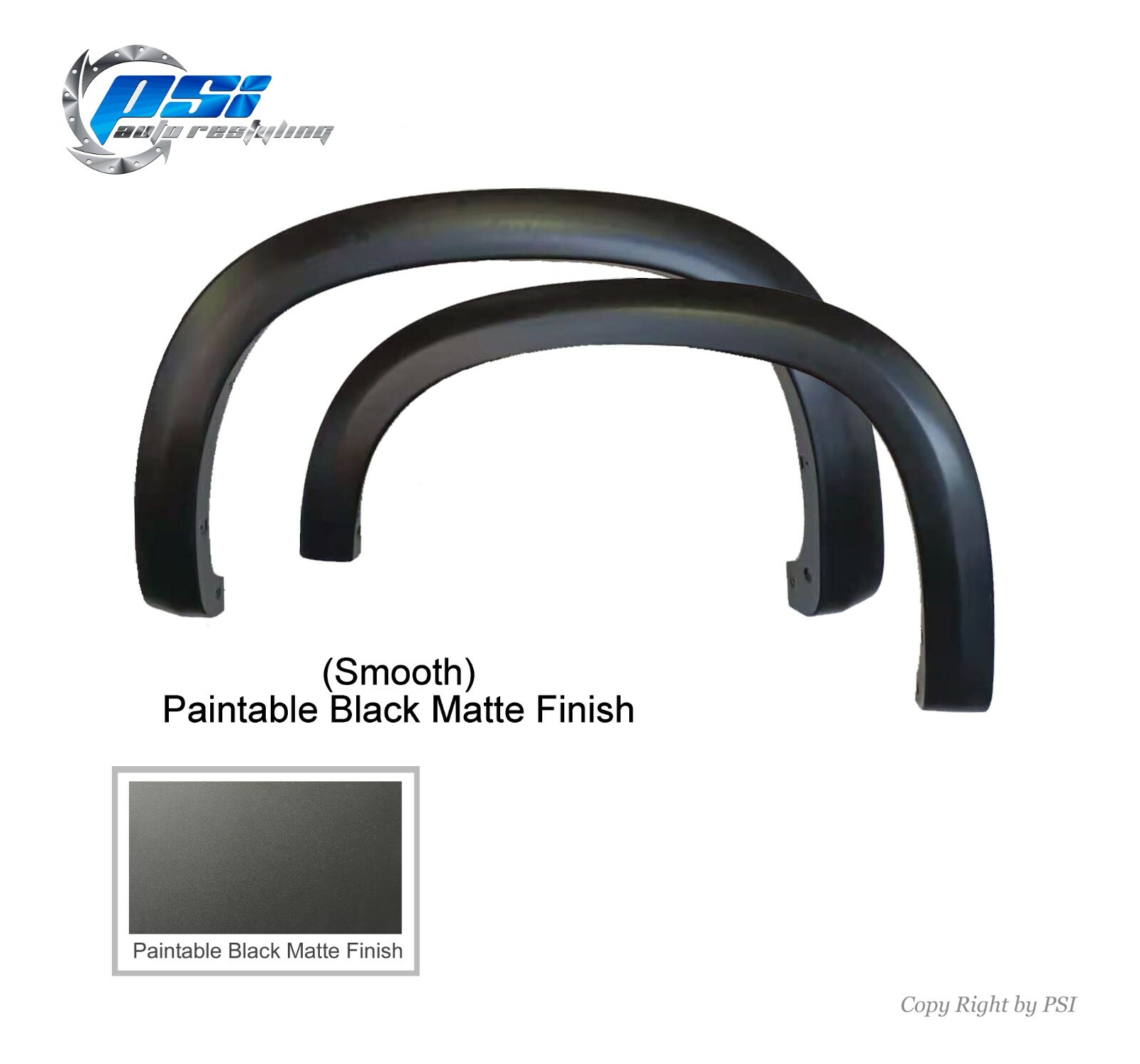 OE Style Fender Flares Fits Chevrolet Silverado 1500 2019-2021 Paintable Finish