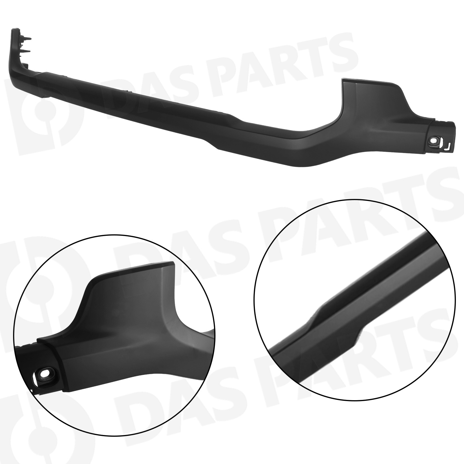For 2019-2024 Ram 2500 3500 Front Lower & Upper Grille Molding Trim Matte Black
