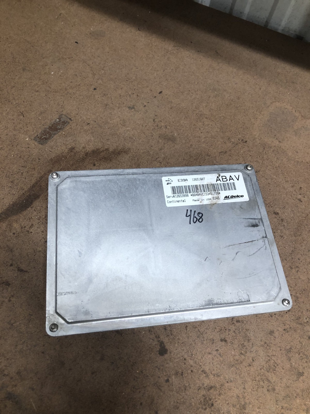 2016 Buick Verano Ecm Engine Computer Control Module Ecu Pcm 12651807 ABAV