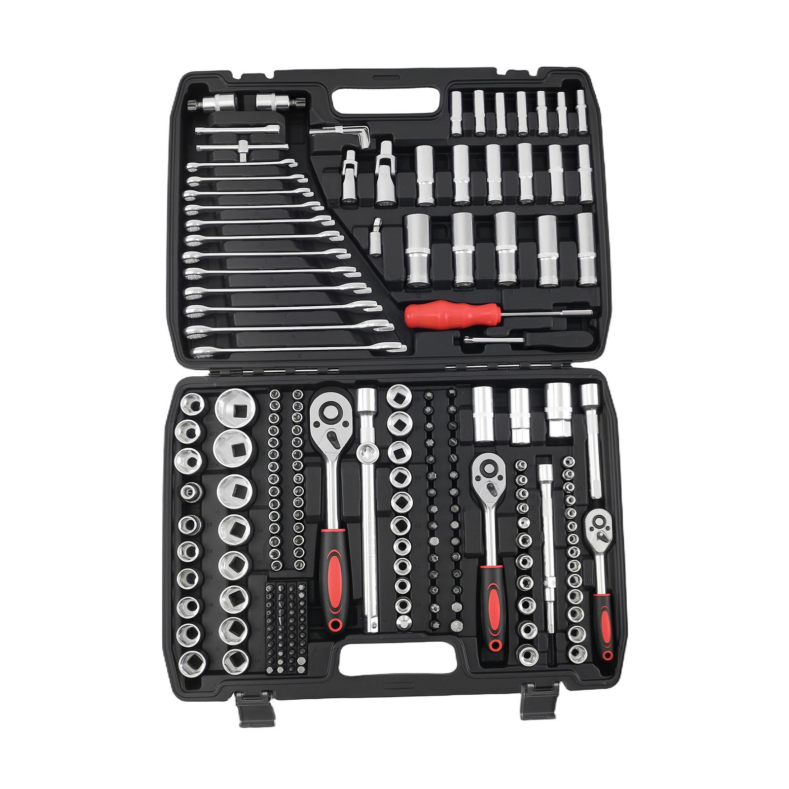 216PCS Mechanic Socket Ratchet Wrench Set 1/4 3/8 1/2 DR Tool Kit