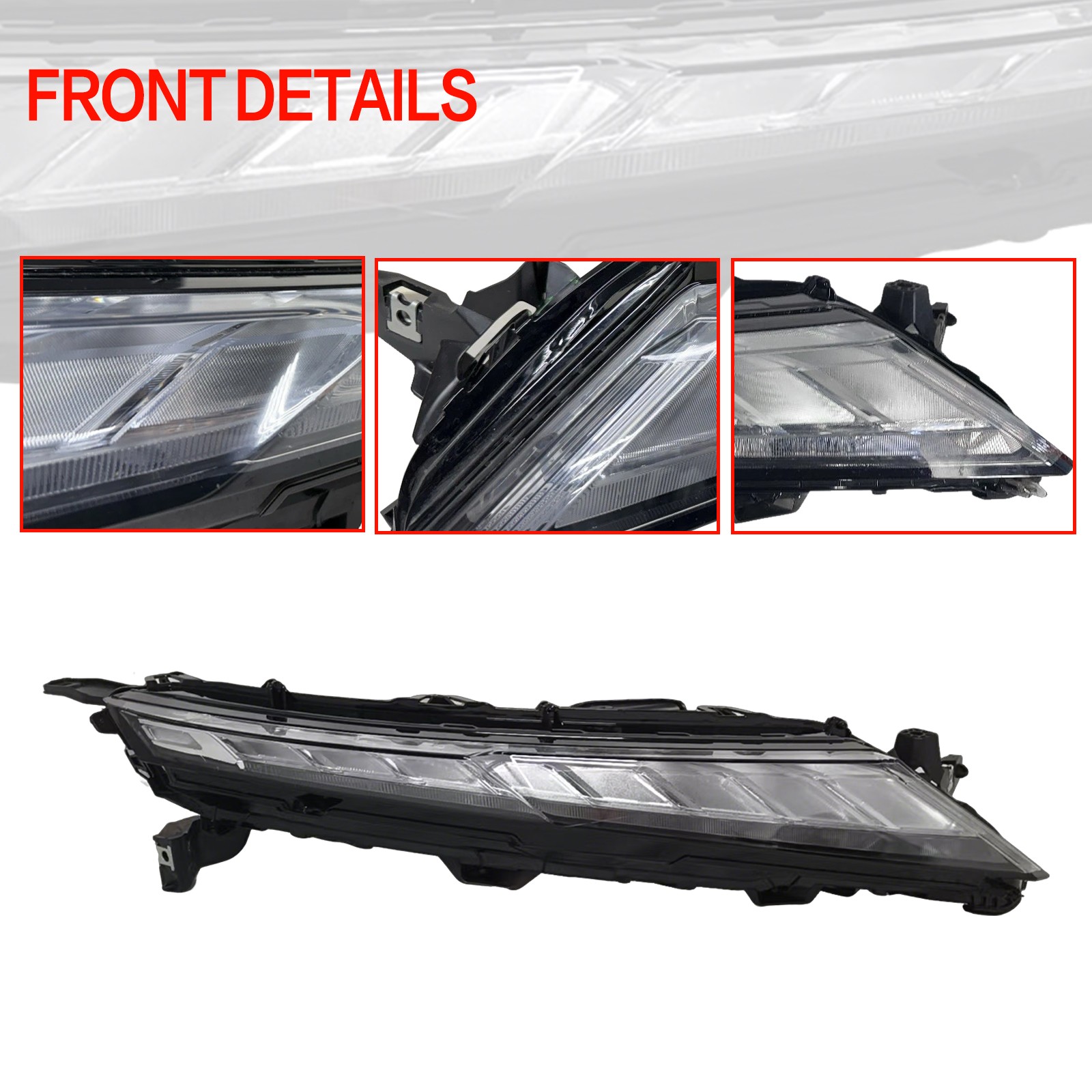 For 2022-2025 Mitsubishi Eclipse Cross Front LED DRL Fog Light Lamp Right Side