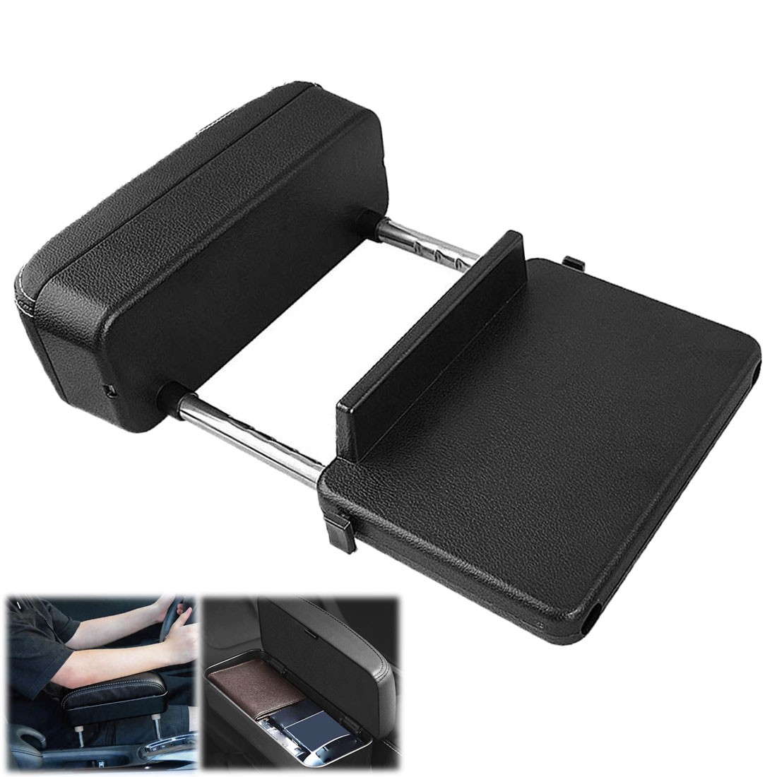 Universal Car Console Armrest Box Arm Rest Height Adjustable Comfort Elbow Pad