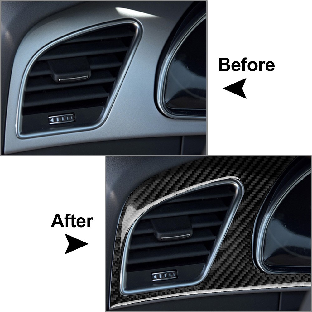 Dashboard Instrument Panel Cover Trim For Audi A5 RS5 S5 Carbon Fiber Black LHD