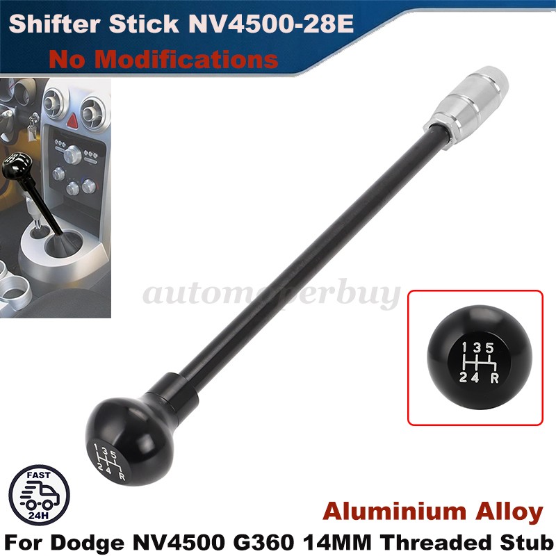 Shifter Stick For Dodge NV4500 G360 Ram 2500/3500 14MM Coarse Thread NV4500-28E
