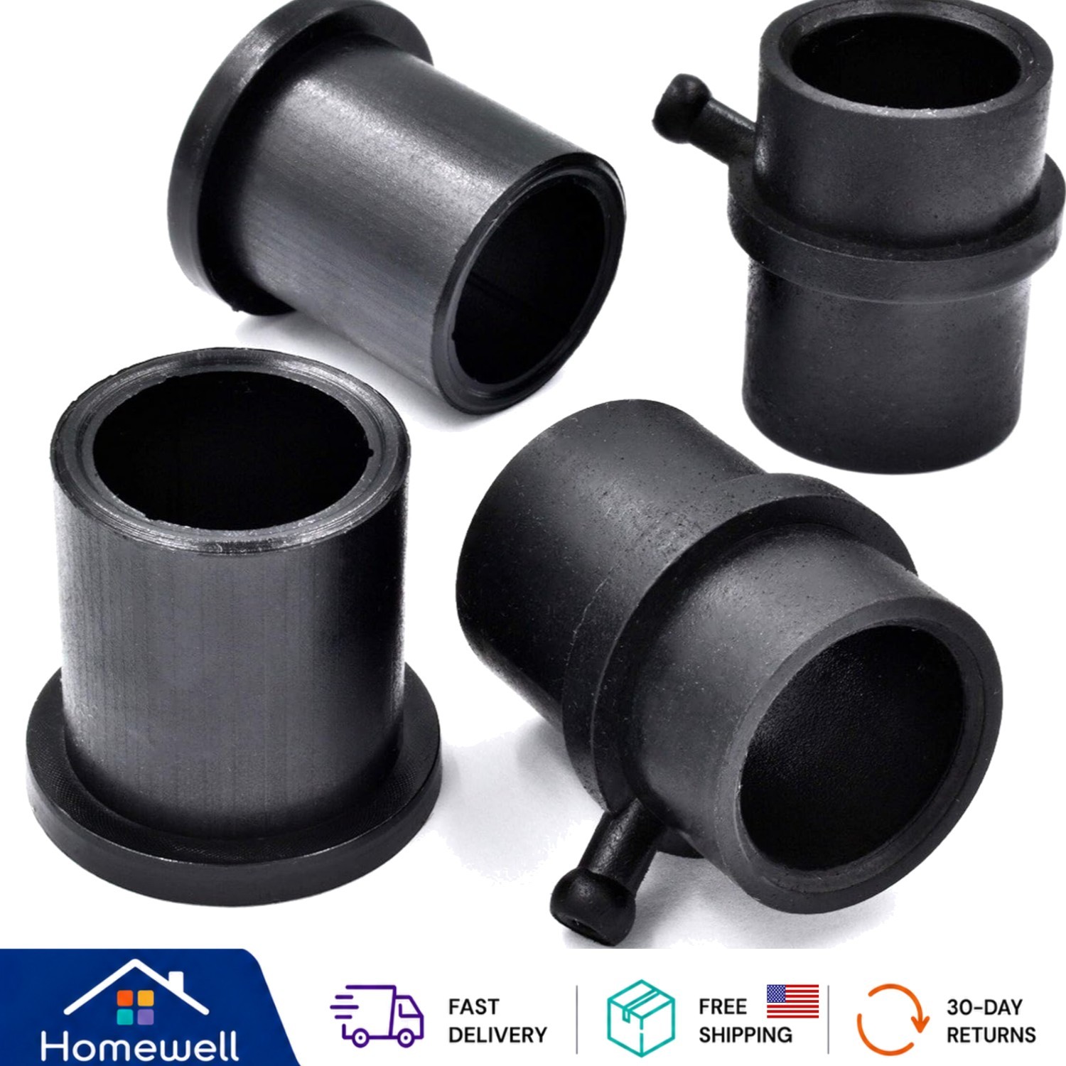 Precision Machined Roller Bearing Bushing Set for Lifting Performance – 4 Count
