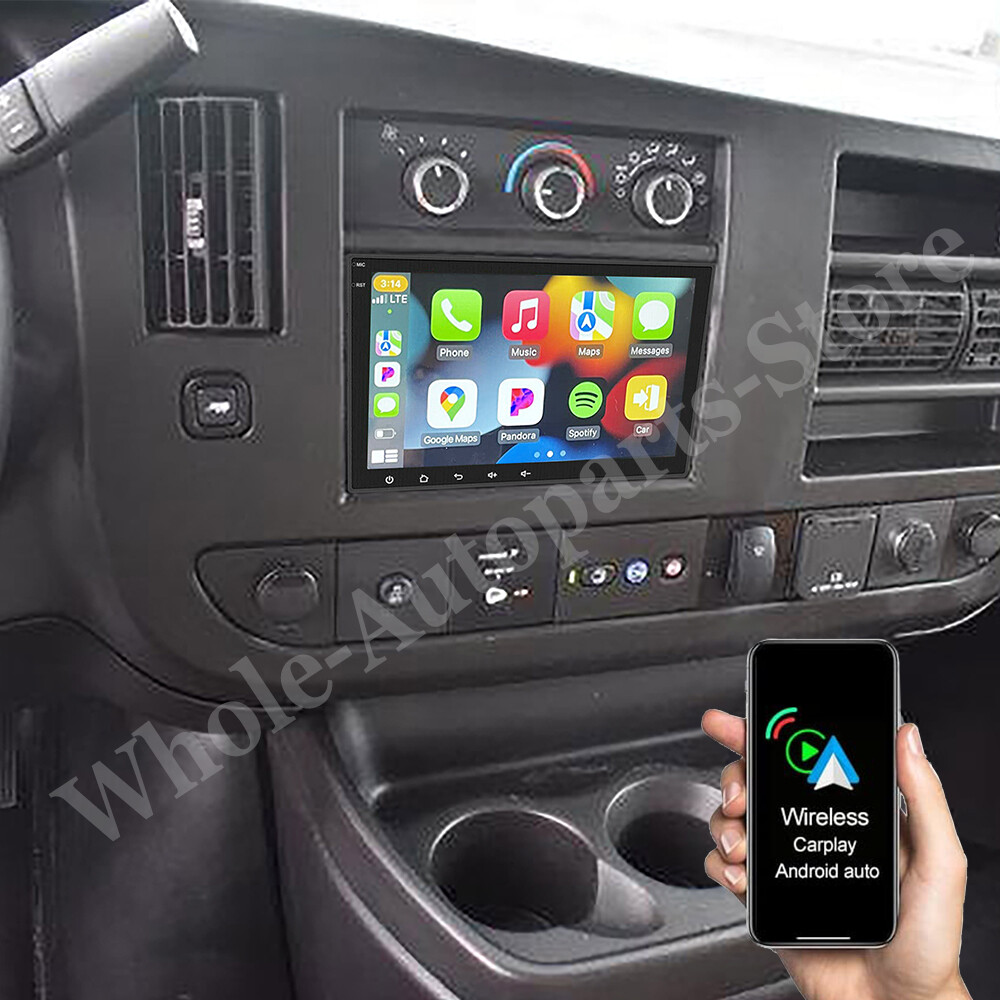 For 2008-2024 Chevrolet Express 8″ Android 13 Carplay Car Stereo Radio GPS Navi