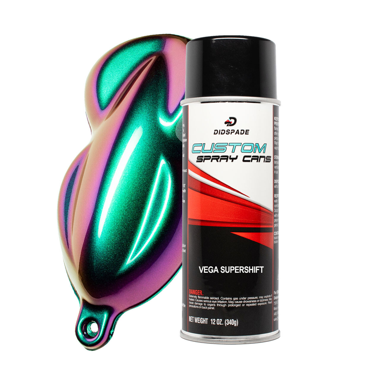 Vega SuperShift Aerosol Chameleon Spray Paint – Color Shift Spray Paint 12oz