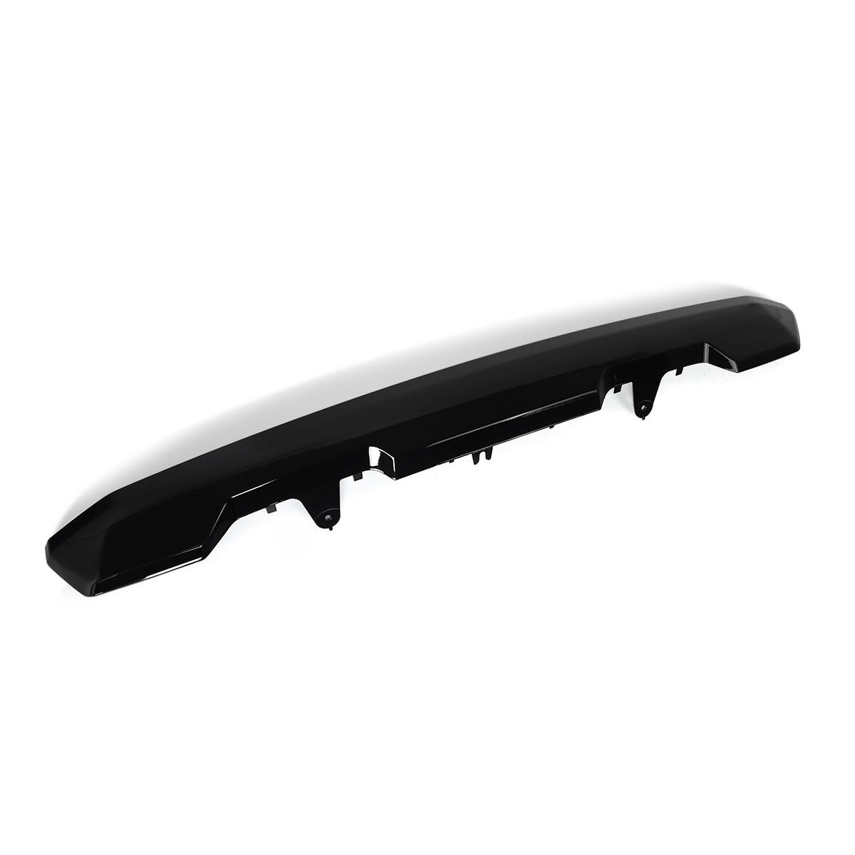 Gloss Black Front Upper Hood Molding Trim For GMC Sierra 2500 3500 HD 2020-2023