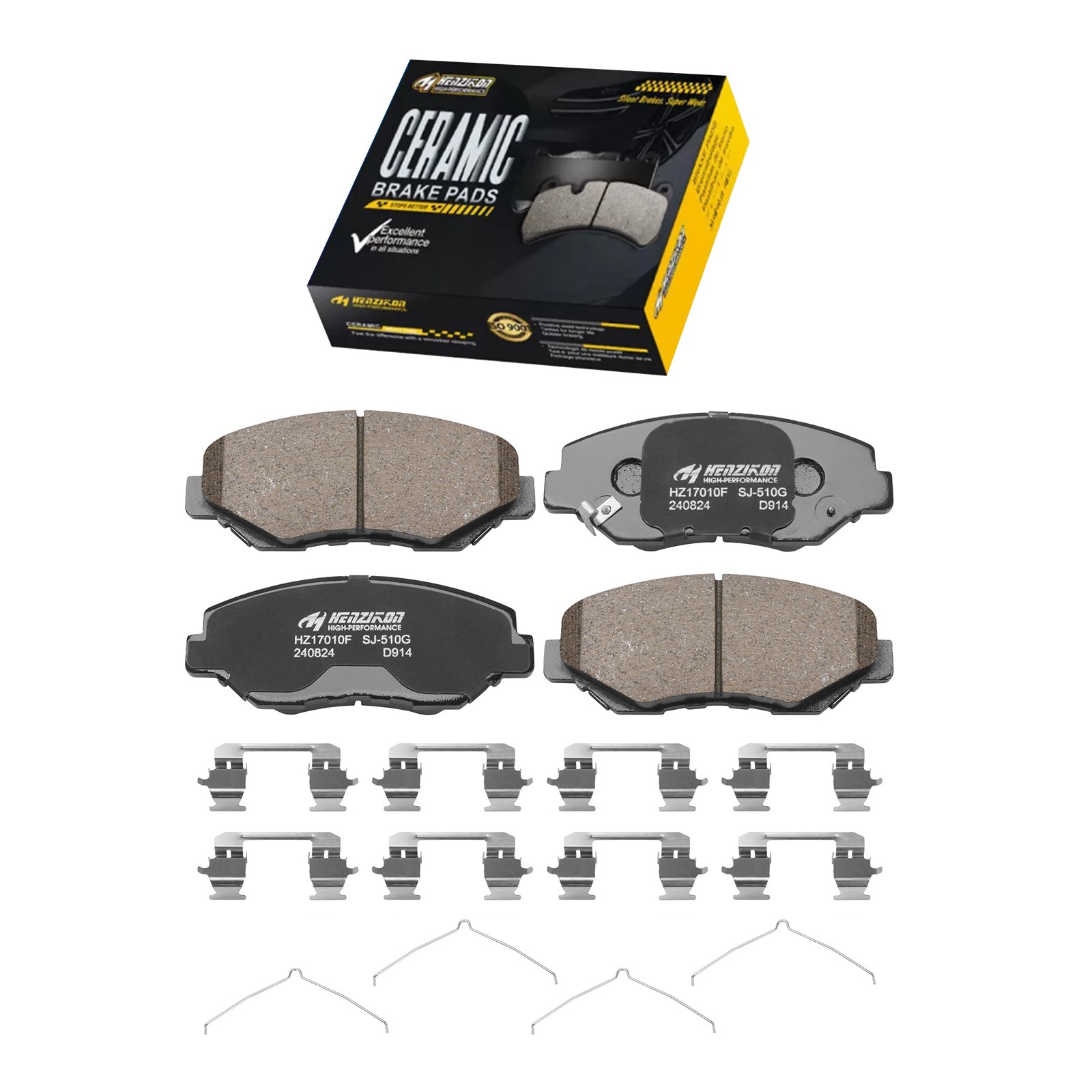 Front Ceramic Brake Pads For Honda Accord 2008 – 2015 LX, LX-P, LX-S, SE