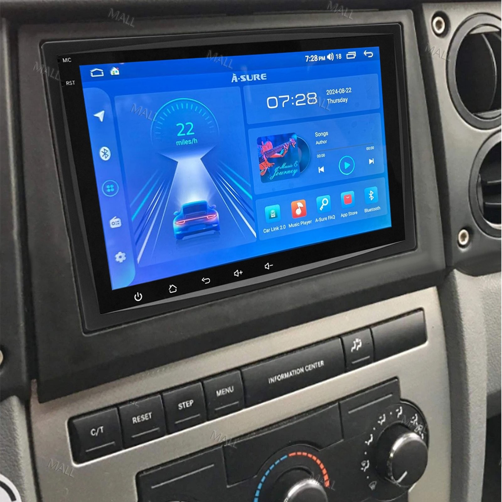 For Jeep Commander 2006 2007 Limited Radio Carplay Android 14 GPS WIFI 32G