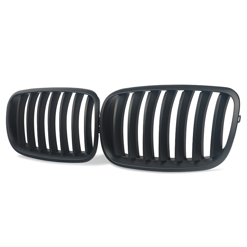 For BMW X5 E70 X5M X6 E71 E72 2007-2013 Matte Black Front Hood Kidney Grilles