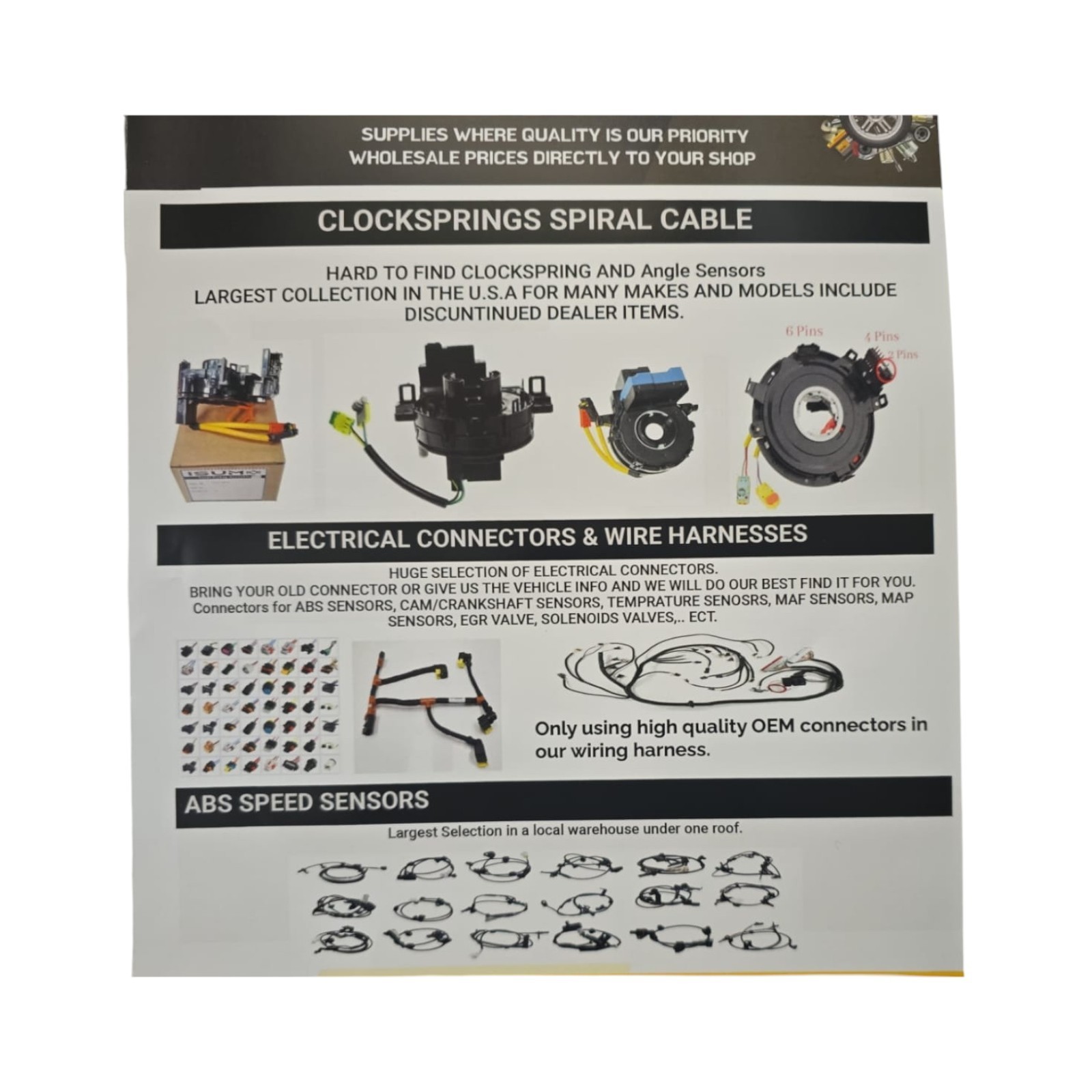SPWS803 Spark Plug Wire Set Fits: AC-Delco 9748AA GM GMC 2009-2018 V8