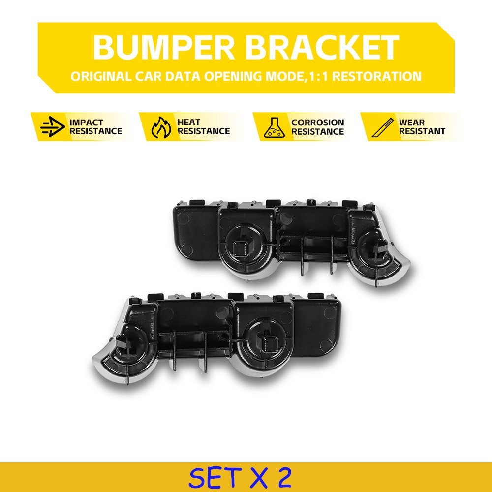 4PCS Front Bumper Bracket Mount Retainer For Nissan Maxima 2009-2015 Left Right