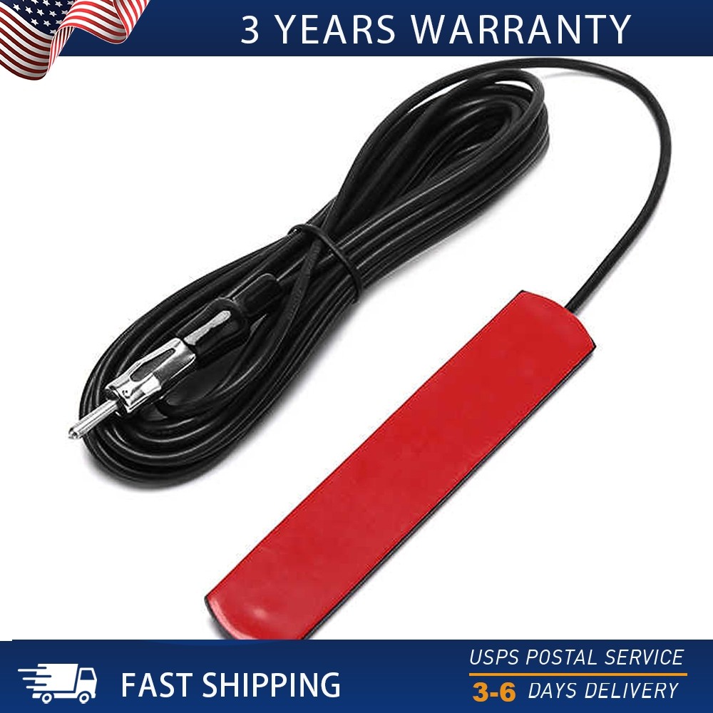 10Ft Universal Antenna Extension Cable AM/FM Radio Extension Antenna Cable Black