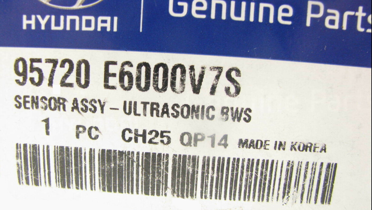 OEM 95720-E6000V7S SENSOR ASSY-ULTRASONIC BWS Genuine Parts for Kia Niro 2017-20