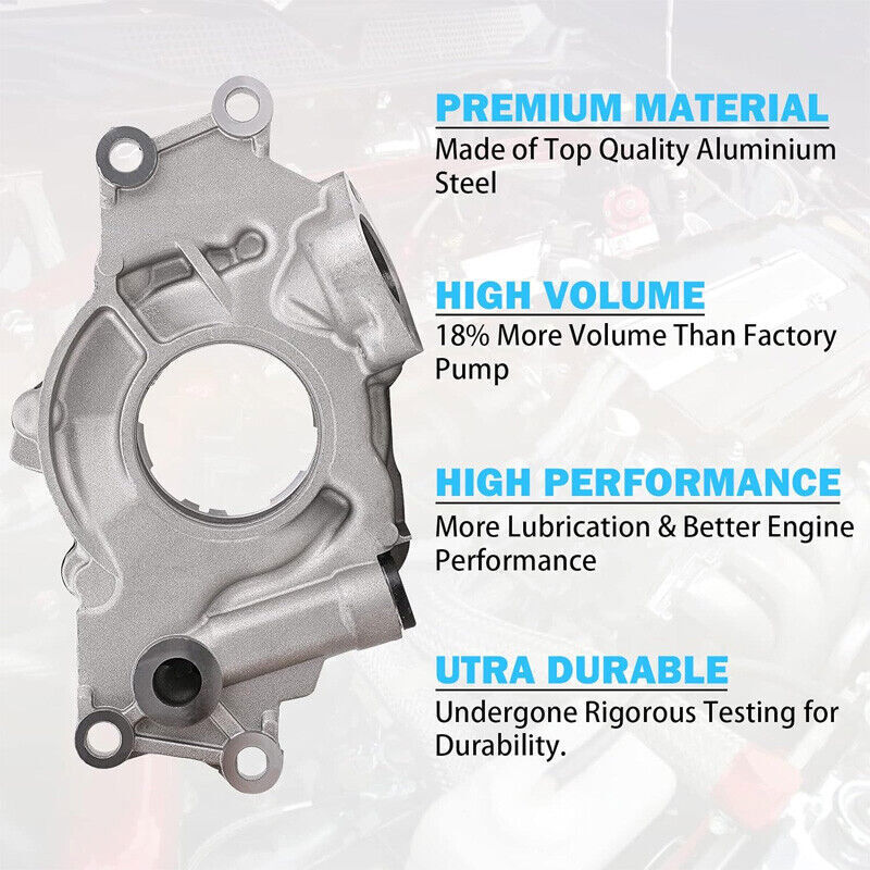 M295HV High Volume Oil Pump For Chevy 4.8 5.3 5.7 6.0 LS1 LS2 LS6
